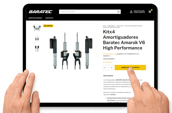Tienda Online Baratec Amortiguadores